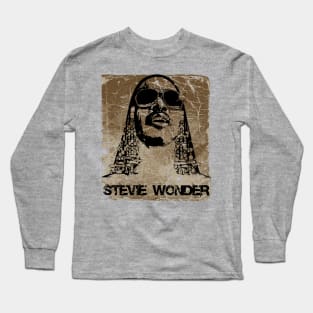 Vintage Stevie Wonder Long Sleeve T-Shirt